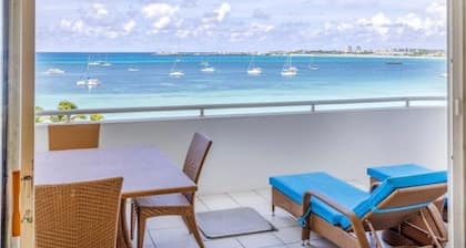 Large WATERFRONT 1BR/1Bath Apt in Beautiful St Martin in Simpson Bay