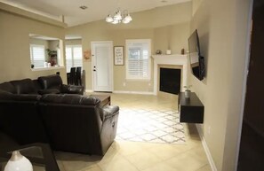 Living area - Bright & Cozy Home Perfect for Families w/ Barbecue Area, Sunroom, and Nursery! (Gulf Shores)