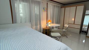 1 bedroom, iron/ironing board, free WiFi, bed sheets