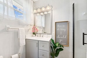 Bathroom - Home by the Water: Nature Parks ~ 15 Miles of Trails~ Fire Pit ~ Boat Parking  (Stuart)