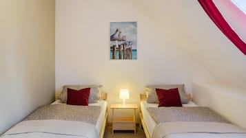 2 間睡房、免費 Wi-Fi、床單