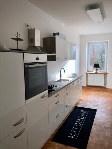 Ferienwohnung 'Schneiders 4' mit Gemeinschaftsterrasse, Gemeinschaftsgarten und WLAN