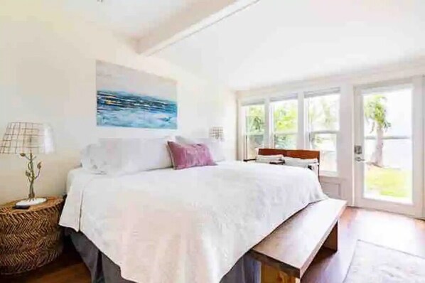 1 غرفة نوم ومكواة/لوح كي وواي فاي وملاءات أسرّة