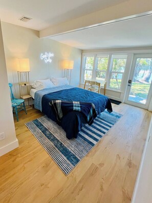 1 غرفة نوم ومكواة/لوح كي وواي فاي وملاءات أسرّة