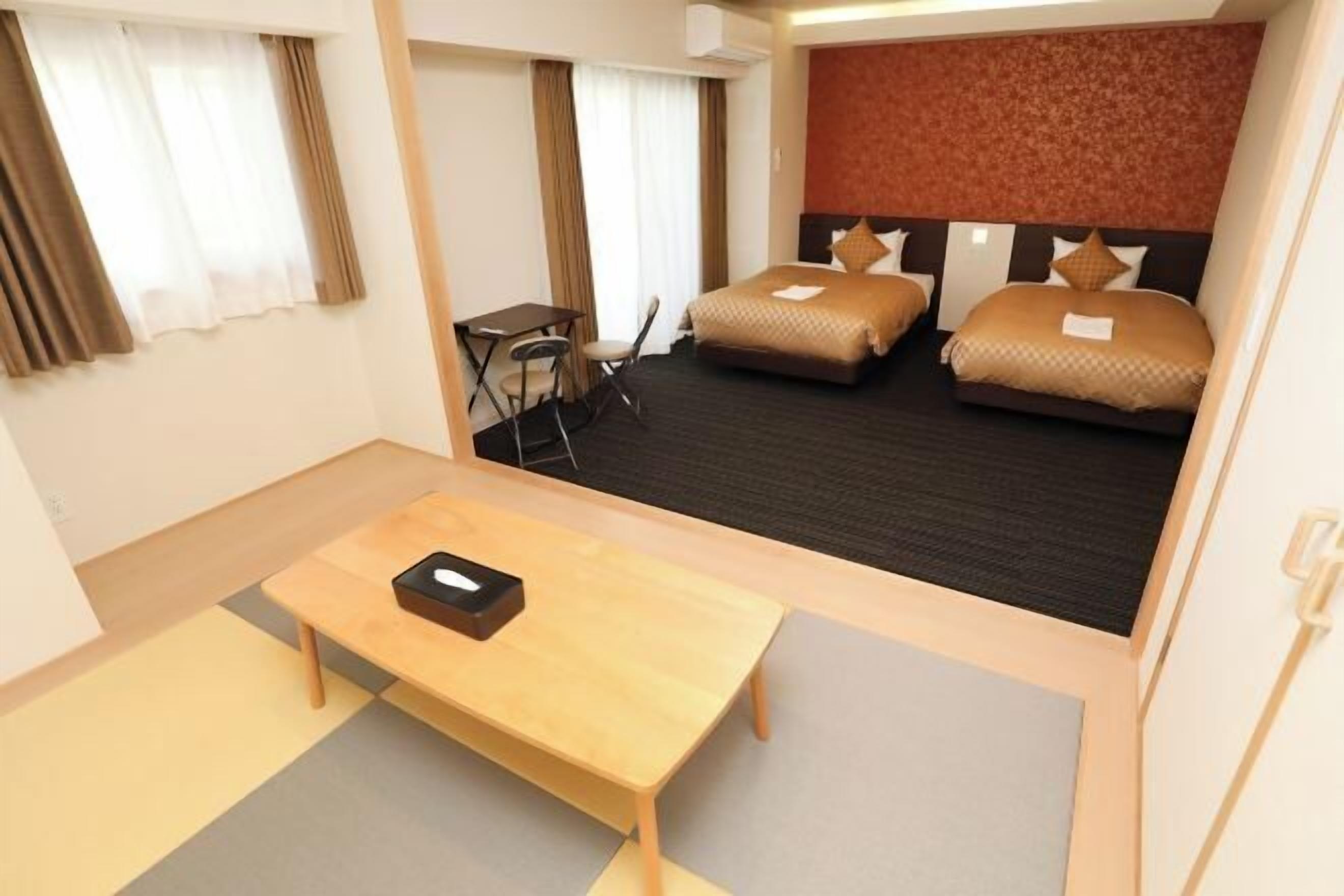 Desk, blackout drapes, iron/ironing board, free WiFi