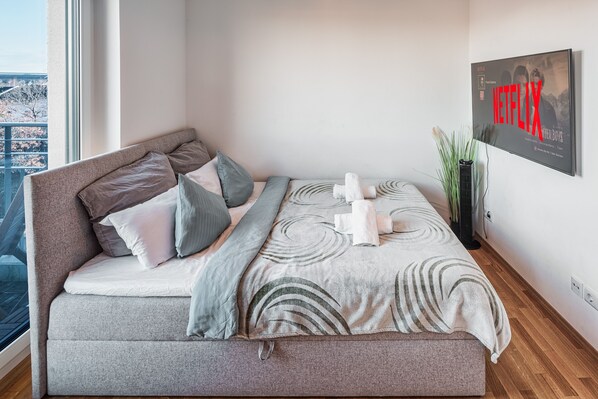 1 Schlafzimmer, WLAN, Bettwäsche