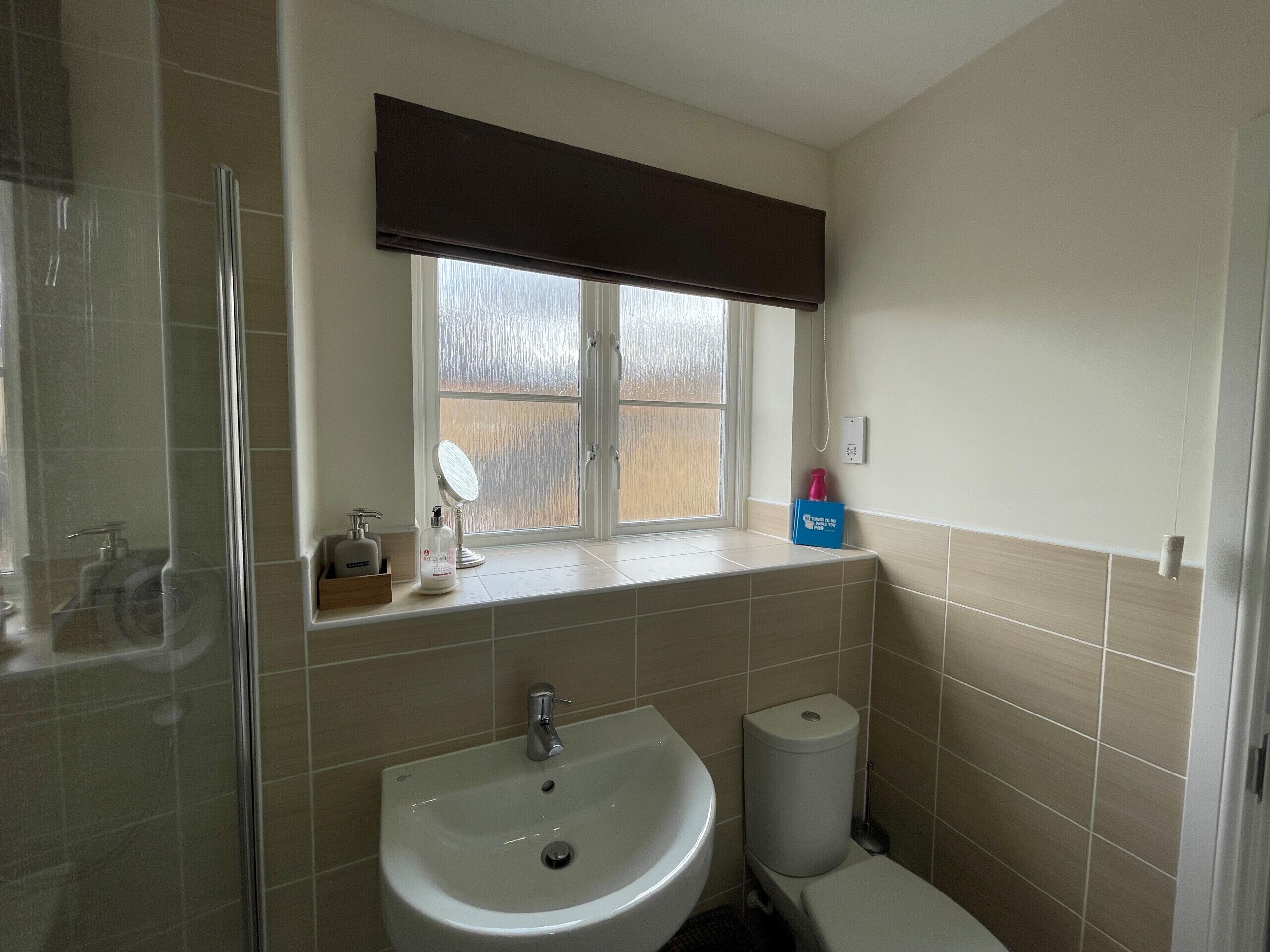 Shower, hair dryer