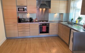 Fridge, microwave, oven, dishwasher - Addlestone - Stylish / Modern - Two Bedroom (Two Bathroom) Apartment (Addlestone)