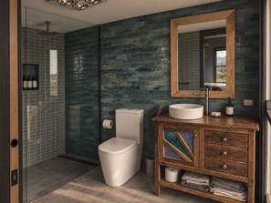 Bathroom - Appledore - Cabin in the Valley (Glen Huon)
