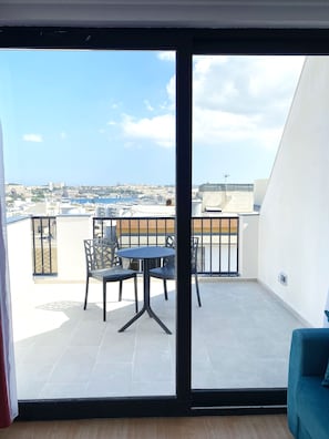 Penthouse Exécutif, accessible aux personnes malvoyantes, vue mer | Vue de la chambre