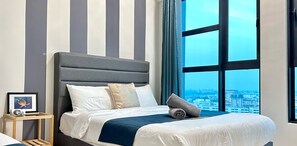 Family Apartment, 3 Bedrooms, Accessible, City View | Individually decorated, individually furnished, soundproofing - Ong Kim Wee Residence (Malacca City)