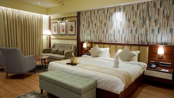 In-room safe, desk, blackout curtains, iron/ironing board