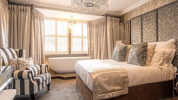 Luxury-Studiosuite | 1 Schlafzimmer, Bettwäsche aus ägyptischer Baumwolle