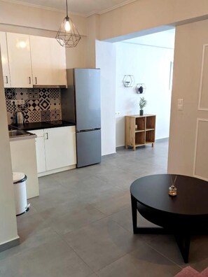 아파트 | 전용 주방 | 냉장고, 전자레인지, 쿡탑, 전기 주전자