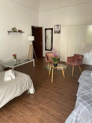 2 chambres, bureau, fer et planche à repasser, accès au Wi-Fi (inclus)
