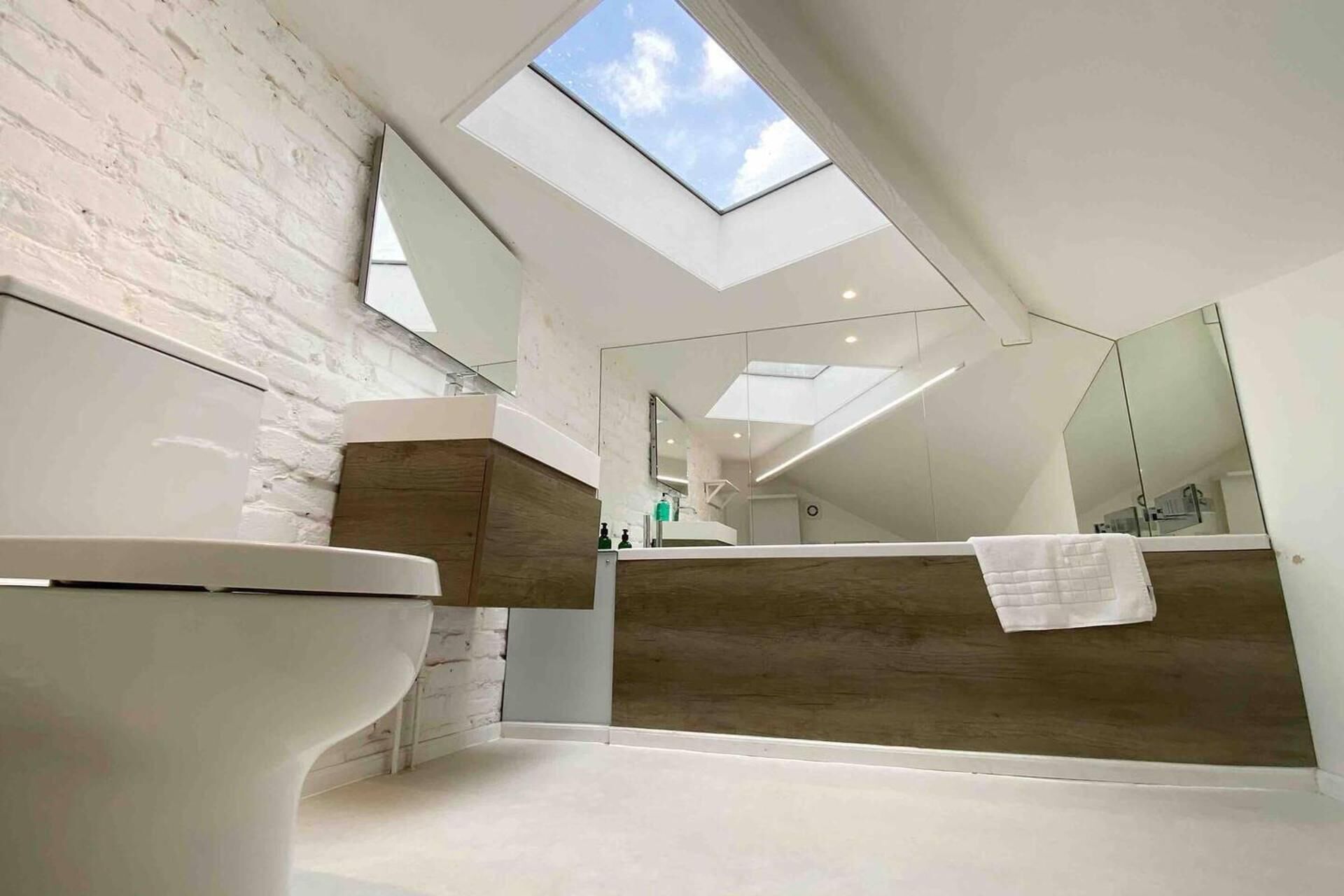 House | Bathroom | Combined shower/tub, deep soaking tub, hair dryer, towels