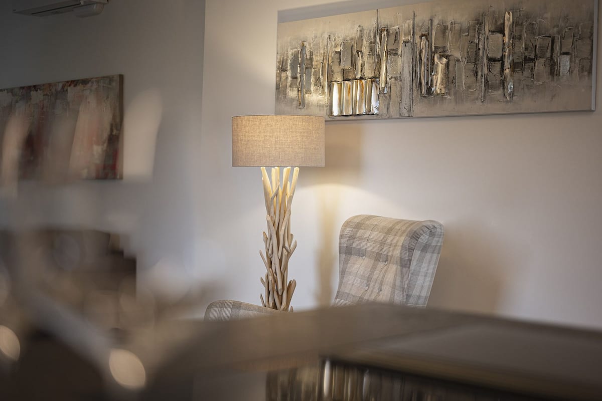 Presidential Apartment | Living area | 55-inch Smart TV with cable channels