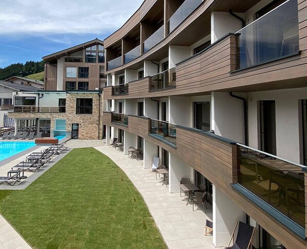 Majoituspaikan julkisivu