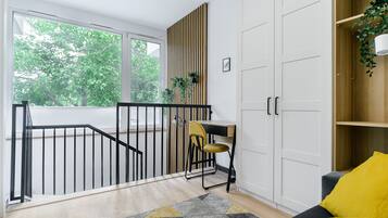 Huoneisto | 1 makuuhuone, silitysrauta/-lauta, ilmainen Wi-Fi