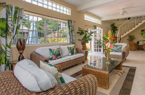 Villa, 5 Bedrooms | Living area - Beautiful 5-bed Villa With Views And Pool - Decaj 5 Bedroom Villa by RedAwning (Gros Islet)