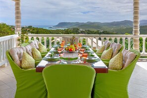 Villa, 5 Bedrooms | Outdoor dining - Beautiful 5-bed Villa With Views And Pool - Decaj 5 Bedroom Villa by RedAwning (Gros Islet)