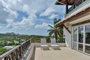 Villa, 3 chambres | Terrain de l’hébergement 