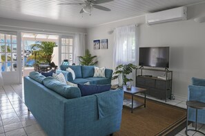 Living area - The Anchorage #5 a 2 bedroom Waterfront Condo in Rodney Bay 2 Condo by RedAwning (Gros Islet)