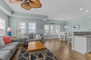 Appart'hôtel, 3 chambres | Coin séjour