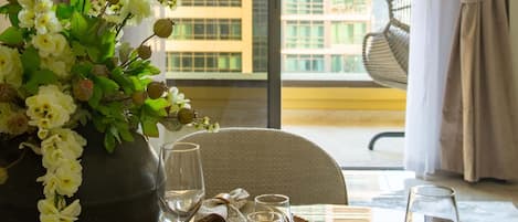 Premium-Suite, Blick auf den Jachthafen | Ausblick vom Zimmer