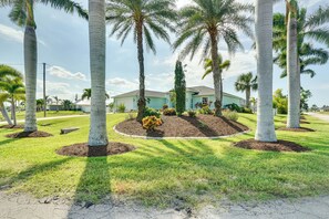 Interior - Pool w/ Waterfall: Colorful Cape Coral Gem! (Cape Coral)
