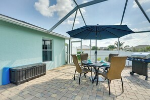 Interior - Pool w/ Waterfall: Colorful Cape Coral Gem! (Cape Coral)