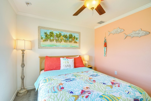 House (4 Bedrooms) | Interior - Pool w/ Waterfall: Colorful Cape Coral Gem! (Cape Coral)