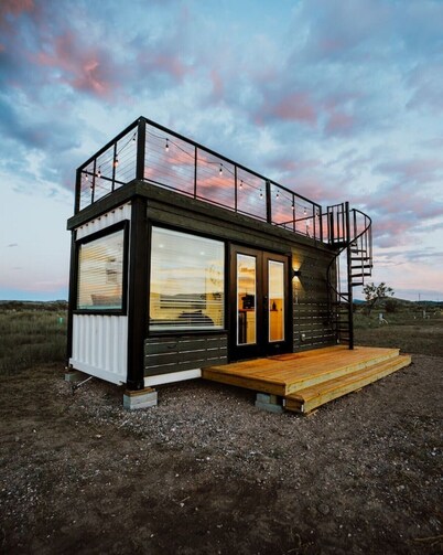 New! Starry Night Shipping Container Home