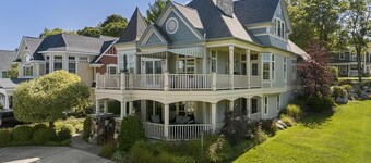 Downtown Boyne City with Lake Charlevoix View, Sleeps 9