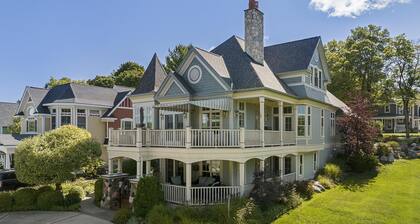 Downtown Boyne City with Lake Charlevoix View, Sleeps 9
