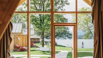 Deluxe Chalet, 2 Bedrooms, Lake View (incl. City Tax) | View from room
