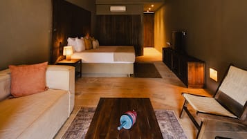 豪華雙人房, 海景 | 3 間臥室、高級寢具、免費無線上網、床單