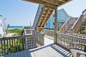 Property grounds - Blondie East, Oceanfront Duplex in Emerald Isle, NC! (Emerald Isle)
