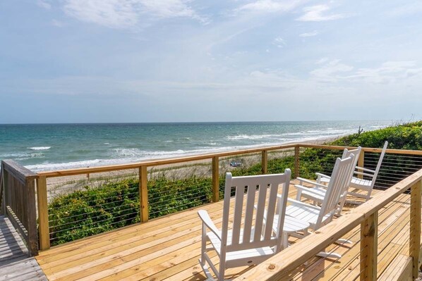 Property grounds - Beach Thyme, Oceanfront House in Indian Beach, NC! (Indian Beach)