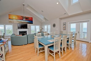 Dining - Beached, Almost Oceanfront House in Emerald Isle, NC! (Emerald Isle)