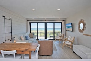 TV - Beachwalk 116, Oceanfront Condo in Pine Knoll Shores, NC! (Pine Knoll Shores)
