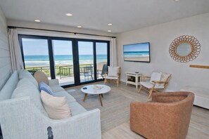 TV - Beachwalk 116, Oceanfront Condo in Pine Knoll Shores, NC! (Pine Knoll Shores)