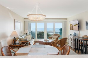 Smart TV - Beachwalk 202, Oceanfront Condo in Pine Knoll Shores, NC! (Pine Knoll Shores)