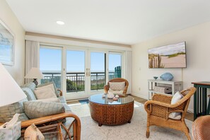Smart TV - Beachwalk 202, Oceanfront Condo in Pine Knoll Shores, NC! (Pine Knoll Shores)