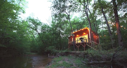 Romantic Mark Twain Current River Treehouse Glamping Getaway