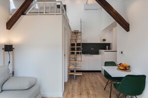 Interior - Modern Loft with Gallery in City Center (Zagreb)