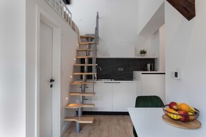 Interior - Modern Loft with Gallery in City Center (Zagreb)