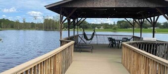 Your “Home Away From Home” with Private Lake,  Covered Dock and Beautiful Views