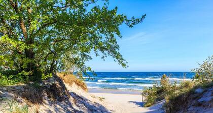 Komfortables Ferienhaus, Osada Widoki, Beheizter Pool, Strandnah