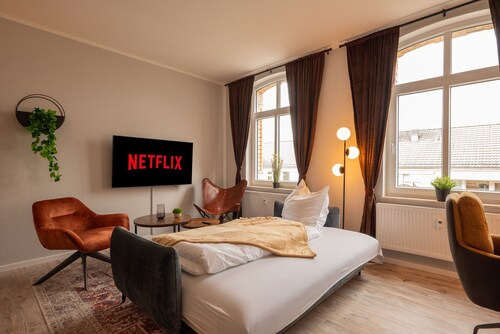 maremar Apartments | Style | Boxspringbett | Zentral | Arbeitsplatz | Parkplatz